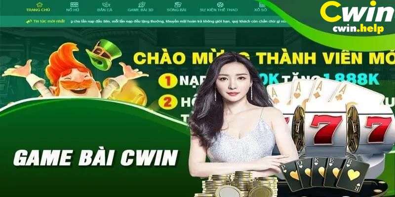 Tham gia game bài Cwin